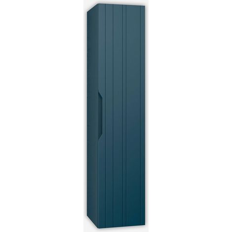 Colonna bagno sospesa reversibile in MDF Solmira 160 - Blu (1/5)
