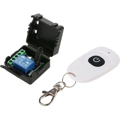 Smart Home 433Mhz DC 12V 1CH Telecommande sans fil Relais Recepteur emetteur Telecommande universelle Commutateur Module et emetteur RF Telecommandes (1/4)