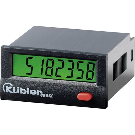 Kübler Contatore a impulsi Codix 130HB CC, Dim. installazione 45 x 22 mm, 4 - 30 V/CC / PNP 12 kHz / NPN 30 Hz