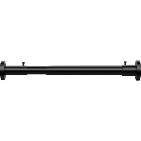 Tringle à linge perforée, tringle télescopique, tringle à rideau, tringle à rideau de douche, tringle à vêtements, extensible jusqu'à 120 cm (1/5)