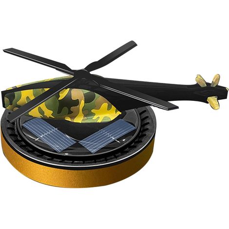 Désodorisant solaire pour voiture en hélicoptère, diffuseur solaire, parfum d'avion solaire, diffuseur de parfum , parfum, voiture, décoration intérieure (1/5)
