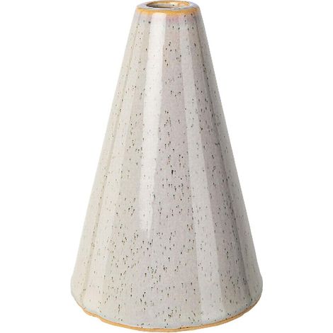 Gasper – Vase TRAQUERA conique gris – Céramique, Ø 8 x H 10 cm