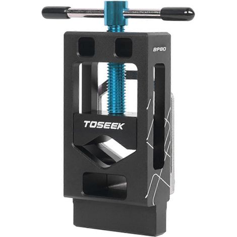 Guide de coupe pour fourche de vélo, guide de scie pour fourche de vélo, guide de coupe pour tige de selle et guidon, pièces de réparation de vélo bleues (1/5)