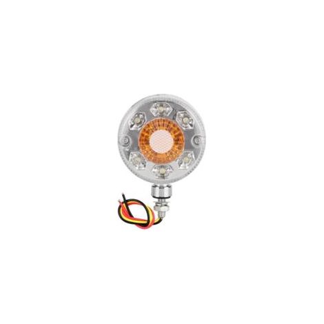 Rot-gelbe zweifarbige LED-Seitenmarkierungsleuchten für Lkw/Anhänger – 24 V, 4 Leuchtfunktionen, unabhängiger Stromkreis, elegantes Design, vielseitig einsetzbar. – Crezuo