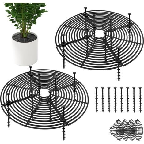 Grille Protection Plante 2pcs Protection Plante Chat 30cm Pot de Fleurs Grille Environnement Protections Plantes Interieur Chat Non Toxique pour Protéger Les Enfants et Les Animaux Domestiques (1/5)