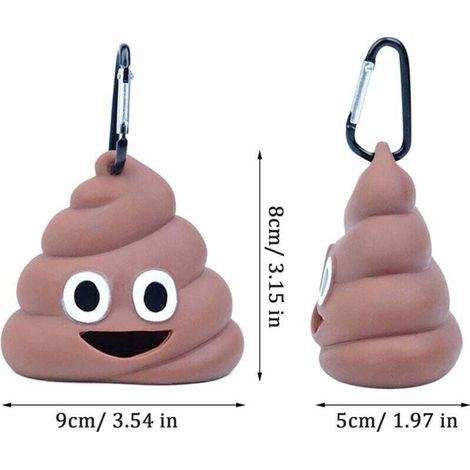2 Pcs Sac à Déchets pour Chien Porte-Sac Sac à Chien de Déchets de Merde Sac à Crottes Chien Distributeur Sac à Merde pour Chien Distributeur Sacs à Déchets avec Mousqueton pour Animaux Déchets Couch-