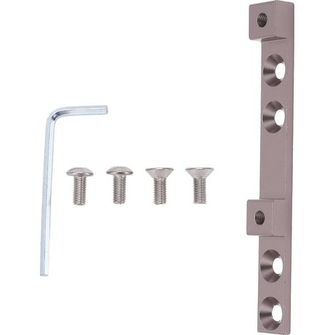 Porte-bidon vélo réglable 4 trous fixation ajustable position support cadre titane couleur (1/5)