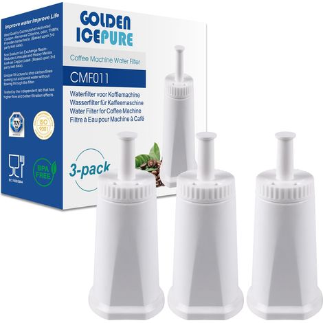 Filtre à Eau pour Machine à Café, Compatible Avec Barista Express, Bambino Plus, SES008, SES810, SES880, SES920, SES980, SES990, Oracle Touch Filtre à Café, 3 Pièces (1/5)