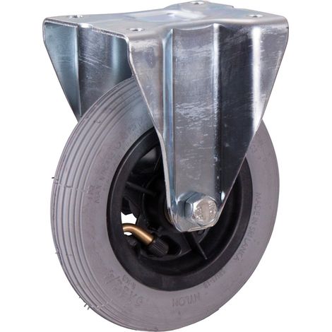 VARIOfit Bockrolle mit Luftreifen 150 x 30 mm grau
