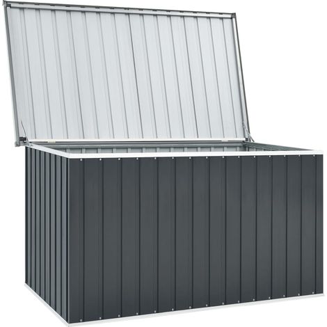 INLIFE Boîte de rangement de jardin Gris 171x99x93 cm (1/5)