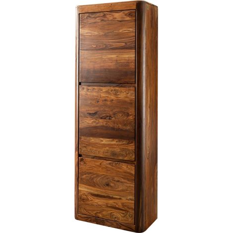 Armoire Penderie 70x37 Palissandre ciré Noisette TORONTO 236 (1/3)