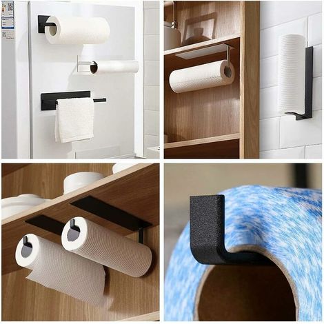 Küchenrollenhalter, Papierrollenhalter Küche Selbstklebende, Küchenrollenhalter Wand Ohne Bohren, Küchenrolle Halter Edelstahl für Küchen und