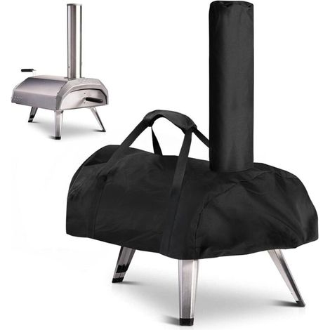 Ooni Karu 12 Pizzaofen-Abdeckung – Wasserdichtes 420D Oxford-Gewebe – Wetterfest – Maße: 81 x 42 x 21 cm