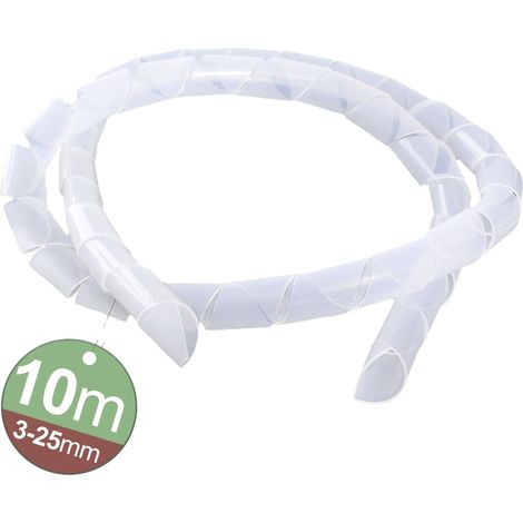 QUADRIOS 2111C141 GAINE SPIRALE 3 À 25 MM BLANC 1 SET (1/3)
