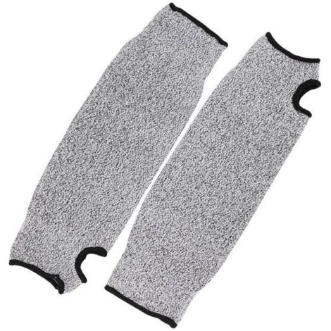 BUNTHAUS Manchon de Protection pour Bras, Manchon pour Bras de Sécurité Gants de Ttravail à Manches Longues Manches Anti Coupures Résistant aux Coupures HPPE pour Jardin Cuisine et Travaux Agricoles ( (1/5)