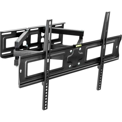 Support mural TV 32"- 100" orientable et inclinable - noir (1/4)