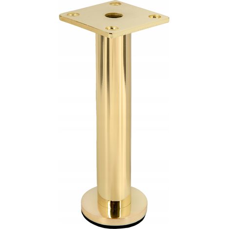 Pata de mueble para sofá cama, color dorado, estilo loft, 13 cm de alto, 130 mm de grosor, resistente, SL015 (1/4)