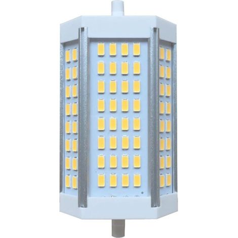 Lampadina LED R7S dimmerabile, 118 mm, 30 W, stile DJ, 3000 lm, illuminazione a parete/sicurezza/pavimento, bianco caldo 3000 K (1/4)