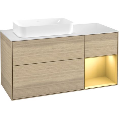 Villeroy & Boch F691HFPC Caisson sous lavabo Finion F69 (1/2)