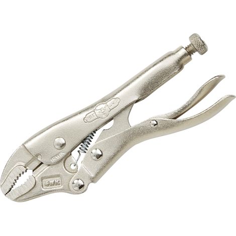IRWIN T1002EL4 Long Curved Needle Nose Pliers with Crimping Function, 100 mm Length, 25 mm Jaw Capacity