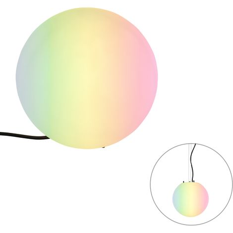Smart Außenleuchte weiß 25 cm IP65 inkl. LED - Nura