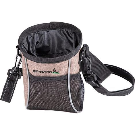 Bolsa para premios para perros, bolsa para golosinas para perros, bolsa para perros, bolsa para snacks hecha de material ecológico (marrón) (1/5)