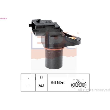 Capteur, vitesse de rotation du moteur EPS 1.953.459 CHRYSLER 138131 2508131