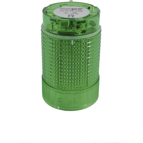 Elément de colonne de signalisation ComPro CO ST 40 GL 024 24 V AC/DC lumière permanente N/A IP65 1 pc(s) S63839 (1/3)