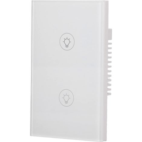 Interruttore a parete touch intelligente, interruttore a parete touch intelligente con spina USA 90-250 V per la casa (1/5)