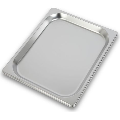 Contenitore Gastronorm GN 1/2 acciaio inox 40mm bagnomaria cucina professionale VERTES