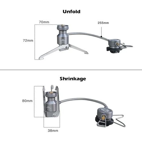 Adaptateur pour réchauds à gaz de camping Z23-VC, trépied, adaptateur pour cartouches de butane, réchauds portables