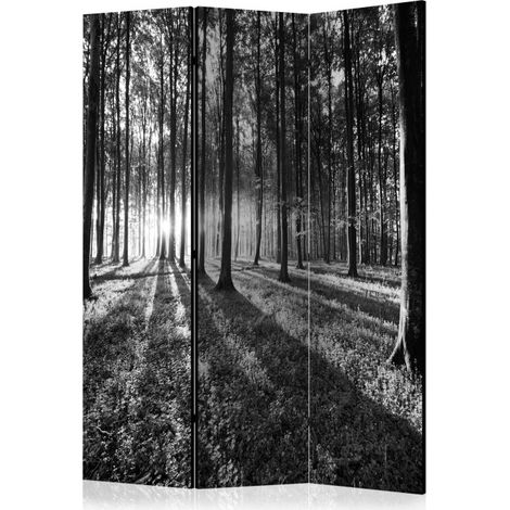 Paravent 3 Volets "Grey Wilderness" 135x172cm (1/2)