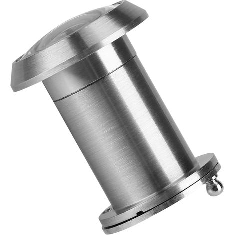 Sicherer Türspion mit 220° Weitwinkel-Optikglas (gebürstete Silberoberfläche) (1/5)