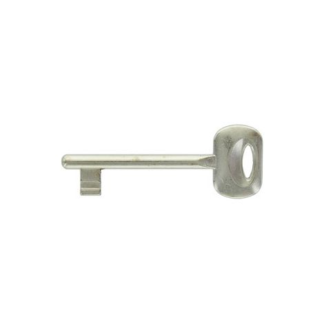 CHIAVE PATENT BONAITI NICHELATA N. 8- BONAITI SERRATURE- 10,0 pz