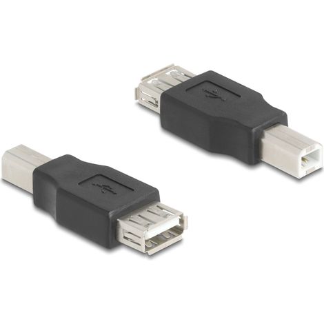 Delock Adaptador USB 2.0 USB Tipo-B macho a USB Tipo-A hembra