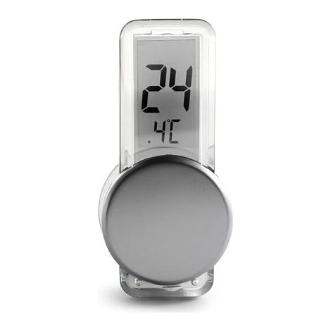 Mini Thermomètre de vitre – Thermomètre ventouse – Température Intérieur (1/5)