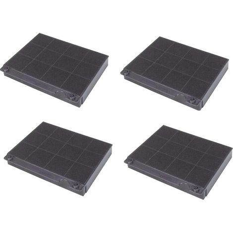 4 PEZZI ELICA filtro carbone F00333/S PER CAPPA CM 22 X 19 F 12 (1/2)