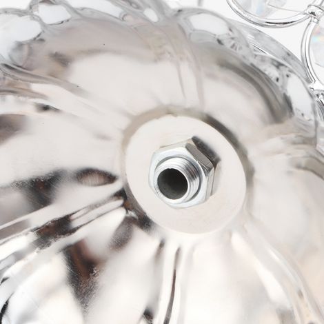Bougeoir en cristal, bougeoir en fer forgé électroplaqué, support de bougie électronique (1/5)