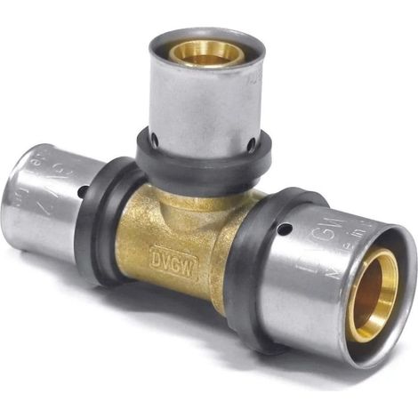 Raccord Pressfitting T Réduit 32mm, 20mm, Boni, Plomberie (1/4)