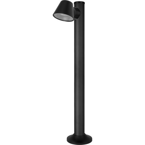 Forlight Cone - Baliza de Jardín con 1 Foco Orientable GU10 para Exterior con IP54 de Color Negro (1/2)