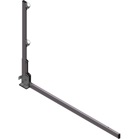 Hymer HYGHTS Geländersystem Pfosten verstellbar mit variabler Neigung mit Ausleger 840 mm