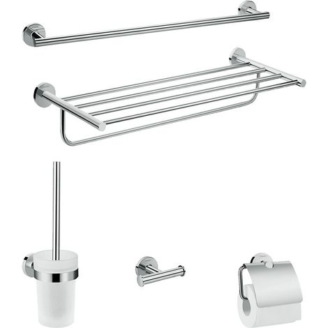 Hansgrohe Logis Universal - Badaccessoires-Set 5 in 1, verchromt 41728000