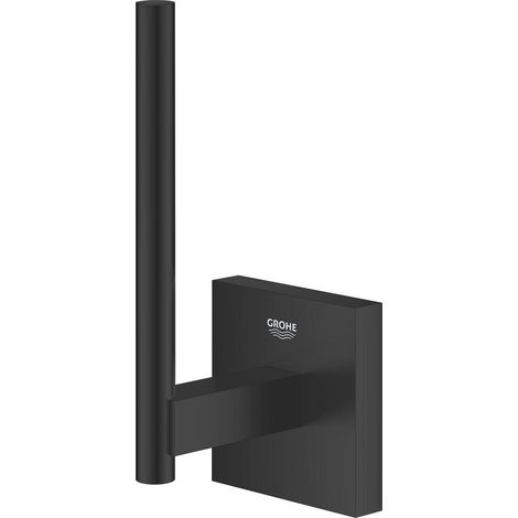Grohe Start Cube - Portarrollos de papel higiénico, negro mate 409792430 (1/3)