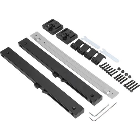Mécanisme de Fermeture Douce 2 Pièces pour Porte Coulissante de Grange, Amortisseur à Ressort pour Quincaillerie 120‑240 lbs (1/5)