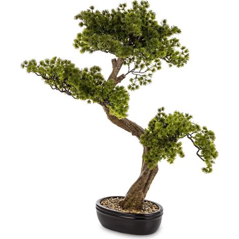 Albero bonsai artificiale verde 75x65x35 (1/5)