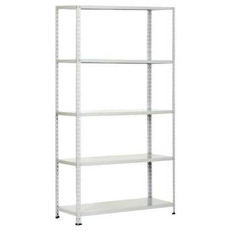 KIT SCAFFALE PANDA KIT A 5 RIPIANI METALLO 100X40XH186 CM ASTE SPEZZATE (05679)
