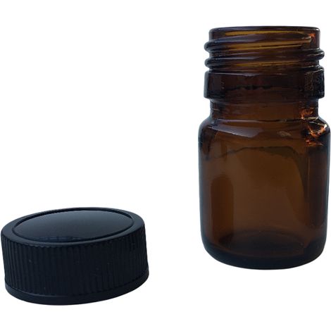Vasetto/bottiglietta 20 cc, completo di tappo, per 20 gr. di pappa reale (conf. da 126 pz)