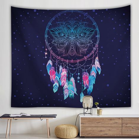 Tapestry Murale - Tissu Polyester Imprimé Numérique - Décoration Murale Lit Canapé Table Plage Pique-Nique - 100 x 150 cm - 1 Pièce (1/5)