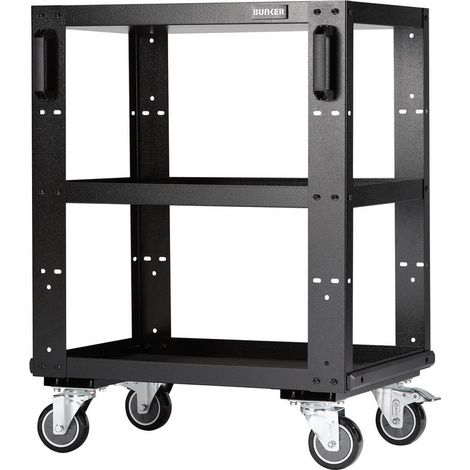 Draper 23634 BUNKER Modular 3 Tier Tool Trolley, 646mm