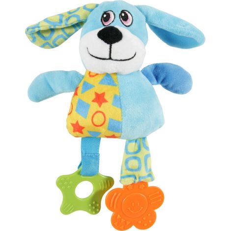 Peluche chiot bleu, 23 cm (1/4)